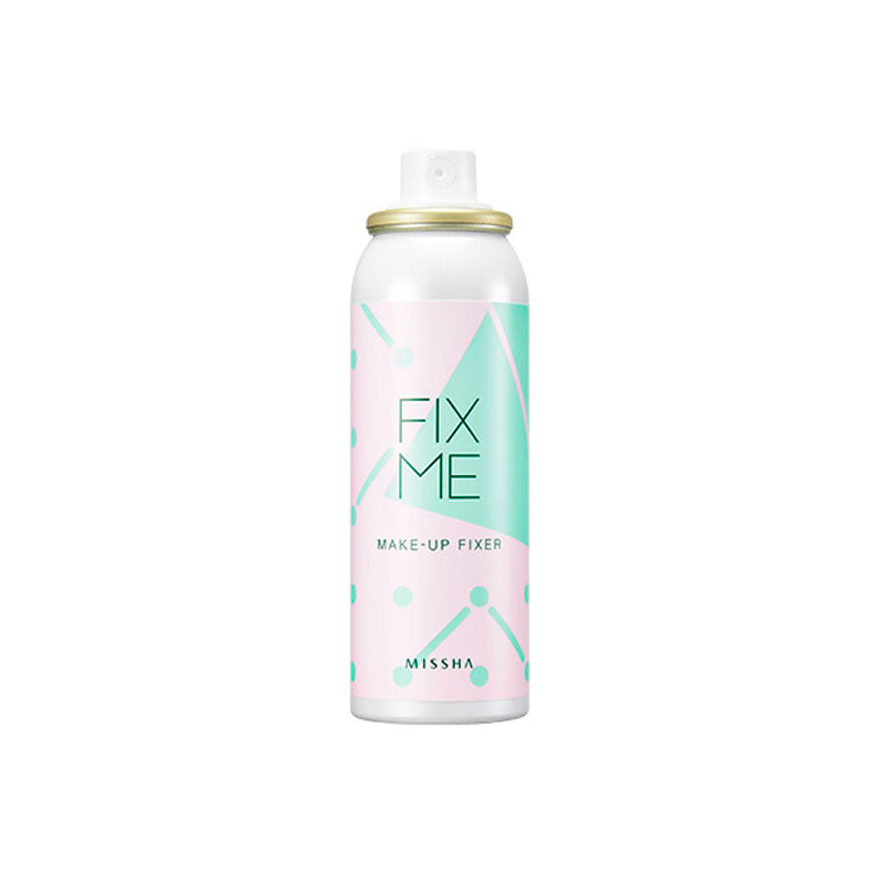 MISSHA Fix Me Make-Up Fixer Setting Spray (Centella Asiatica) 50ml MAKEUP, Face, Setting Spray & Powder, Makeup Setting Spray, K-Beauty Base Makeup, Long-Wear Makeup, Centella Asiatica, Hydrating Face Mist, Skin Barrier Support, Korean Skincare