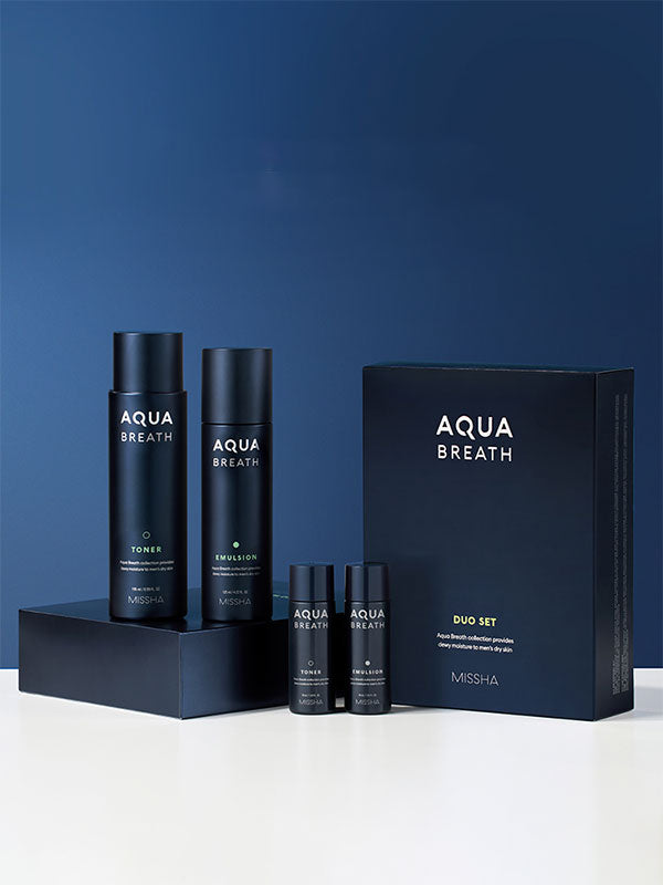 MISSHA For Men Aqua Breath Duo Set Hydration Balance 1 Set