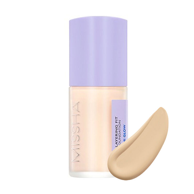 MISSHA Layering Fit Foundation Semi Glow Set 30ml clearancesale, MAKEUP, Accessories, Makeup tools
