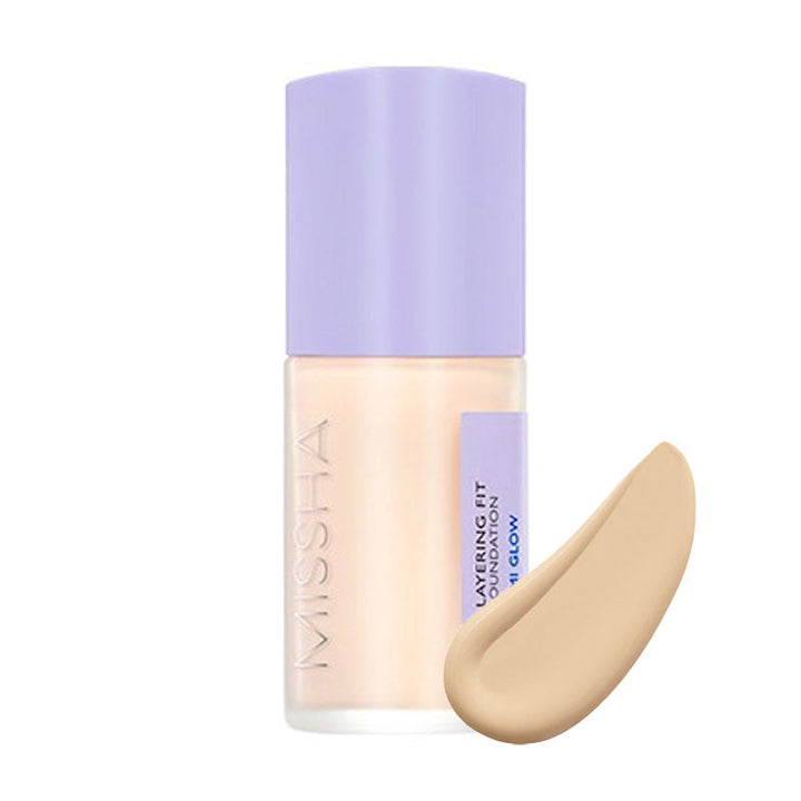 MISSHA Layering Fit Foundation Semi Glow Set 30ml clearancesale, MAKEUP, Accessories, Makeup tools