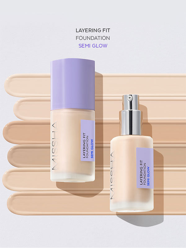 MISSHA Layering Fit Foundation Semi Glow Set 30ml clearancesale, MAKEUP, Accessories, Makeup tools