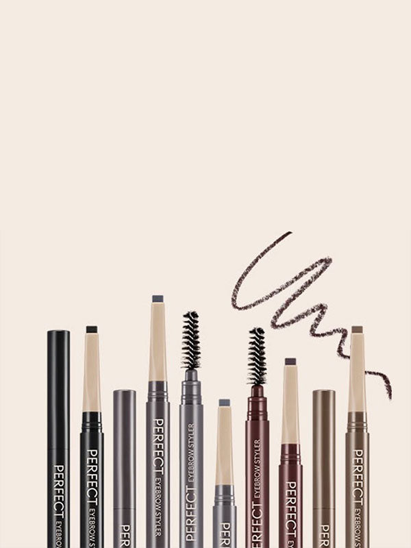 MISSHA Perfect Eyebrow Styler - Natural Brow Definition 015g MAKEUP, Eyes, Eyebrow, Korean Eyebrow Pencil, Natural Brow Definition, Long-Wear Eyebrow, K-Beauty Eye Makeup, Brow Styler, Water-Resistant Brows, Eyebrow Shaping Tool