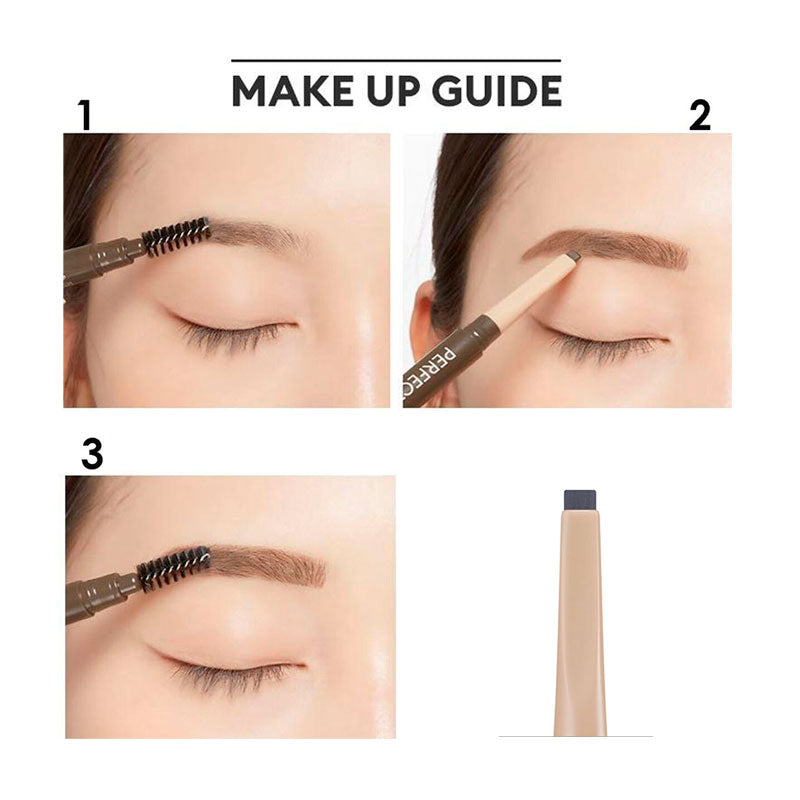 MISSHA Perfect Eyebrow Styler - Natural Brow Definition 015g MAKEUP, Eyes, Eyebrow, Korean Eyebrow Pencil, Natural Brow Definition, Long-Wear Eyebrow, K-Beauty Eye Makeup, Brow Styler, Water-Resistant Brows, Eyebrow Shaping Tool