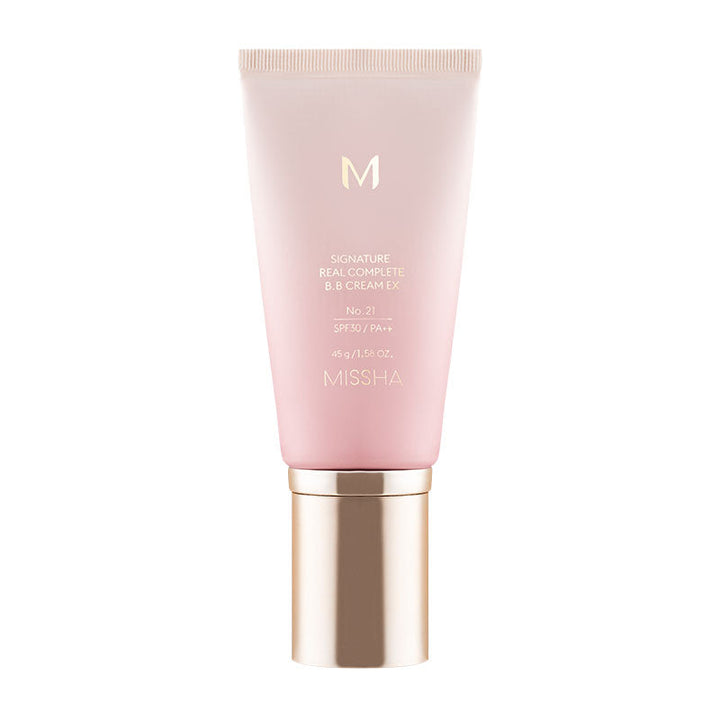 MISSHA Signature Real Complete BB Cream Ex Camellia Essence 45g MAKEUP, Face, BB Cream & Cushion, Korean BB Cream, Base Makeup, Camellia Essence, Hydrating Coverage, Niacinamide Skincare, Dewy Finish, Even Skin Tone