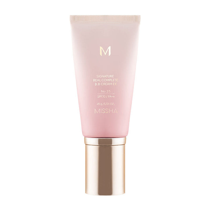 MISSHA Signature Real Complete BB Cream Ex Camellia Essence 45g MAKEUP, Face, BB Cream & Cushion, Korean BB Cream, Base Makeup, Camellia Essence, Hydrating Coverage, Niacinamide Skincare, Dewy Finish, Even Skin Tone