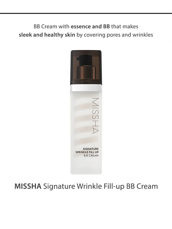 MISSHA Signature Wrinkle Fill Up BB Cream Complexion Enhancing 44g MAKEUP, Face, BB Cream & Cushion, Korean BB Cream, Complexion Enhancer, Hydrating Makeup, Fine Line Appearance, Skin Barrier Support, Natural Finish Makeup, Fullerene Skincare