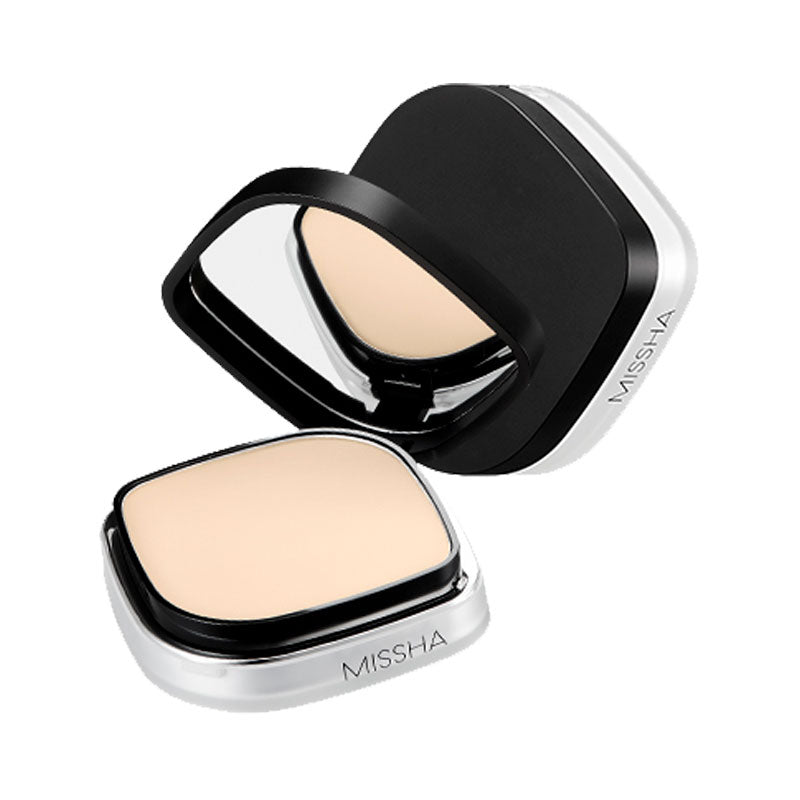 MISSHA Signature Dramatic Twoway Pact Powder Foundation 95g K-beauty powder foundation, Korean base makeup, Ceramide infused makeup, Long-wearing powder, Natural finish foundation, Skin blurring powder, Lightweight coverage