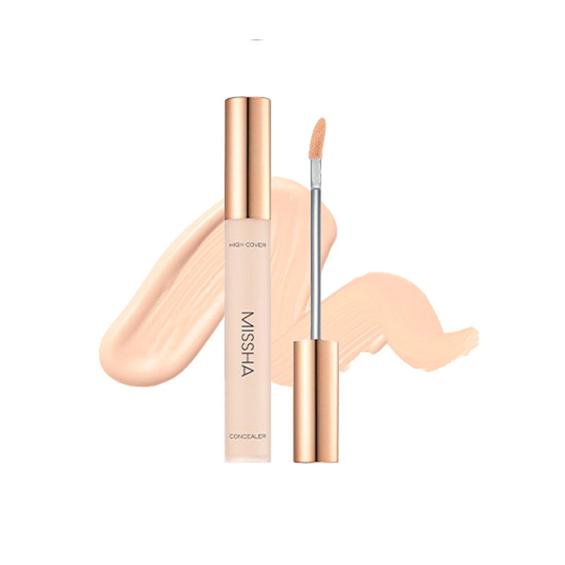 MISSHA Stay Tip Concealer High Cover Full Coverage 38ml MAKEUP, Face, Concealer, Missha concealer, Full coverage concealer, K-beauty base makeup, Centella Asiatica skincare, Hydrating complexion, Skin barrier support, Natural finish makeup