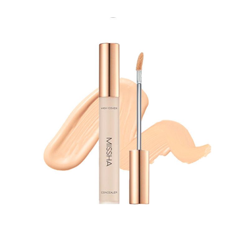 MISSHA Stay Tip Concealer High Cover Full Coverage 38ml MAKEUP, Face, Concealer, Missha concealer, Full coverage concealer, K-beauty base makeup, Centella Asiatica skincare, Hydrating complexion, Skin barrier support, Natural finish makeup