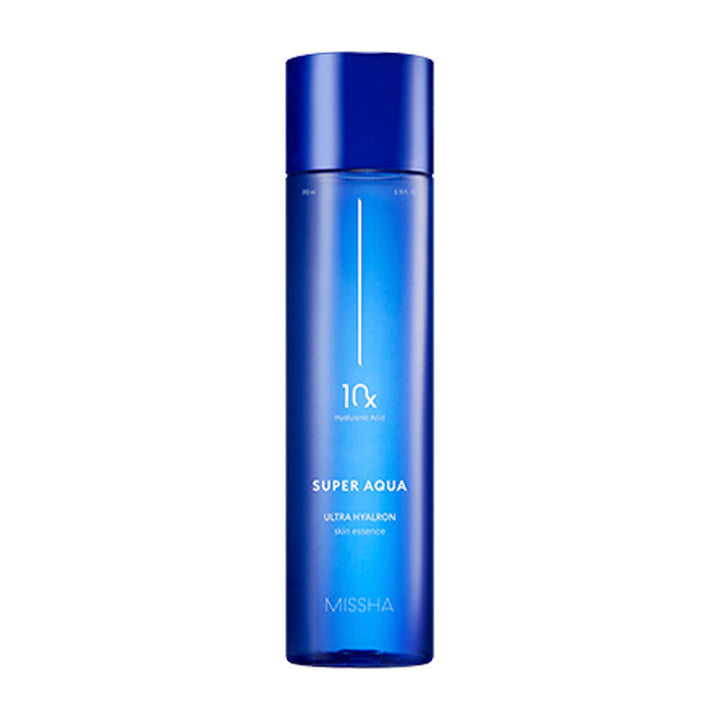 MISSHA Super Aqua Ultra Hyalron Skin Essence 10X Hydrating 200ml SKIN CARE, Toners, Hydrating Toner, Hyaluronic Acid, Korean Essence, Skin Barrier Support, K-Beauty Hydration, Dry Skin Solution, Plumping Toner