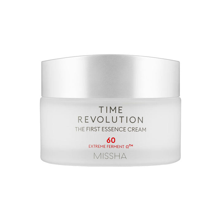 MISSHA Time Revolution The First Essence Cream Revitalizing Moisturizer 50ml SKIN CARE, Treatments, Serum & Essence, K-beauty Hydrating Cream, MISSHA Essence Cream, Saccharomyces Ferment, Niacinamide Skincare, Uneven Skin Tone Care, Skin Barrier Support, Korean Facial Moisturizer