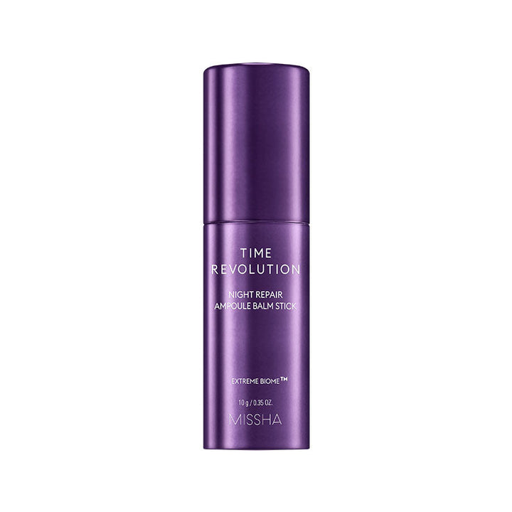 MISSHA Time Revolution Night Ampoule Stick Probiotics 10g SKIN CARE, Treatments, Serum & Essence, Korean Moisturizer, Probiotic Skincare, Ampoule Stick, Visible Fine Lines, Skin Barrier Support, Hydrating Balm, Fermented Ingredients
