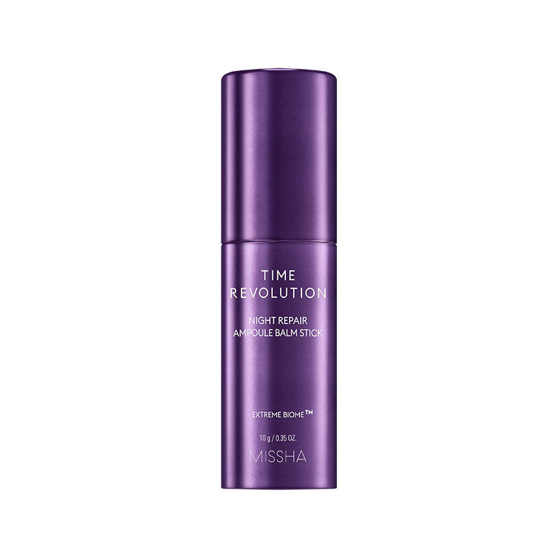 MISSHA Time Revolution Night Ampoule Stick Probiotics 10g SKIN CARE, Treatments, Serum & Essence, Korean Moisturizer, Probiotic Skincare, Ampoule Stick, Visible Fine Lines, Skin Barrier Support, Hydrating Balm, Fermented Ingredients