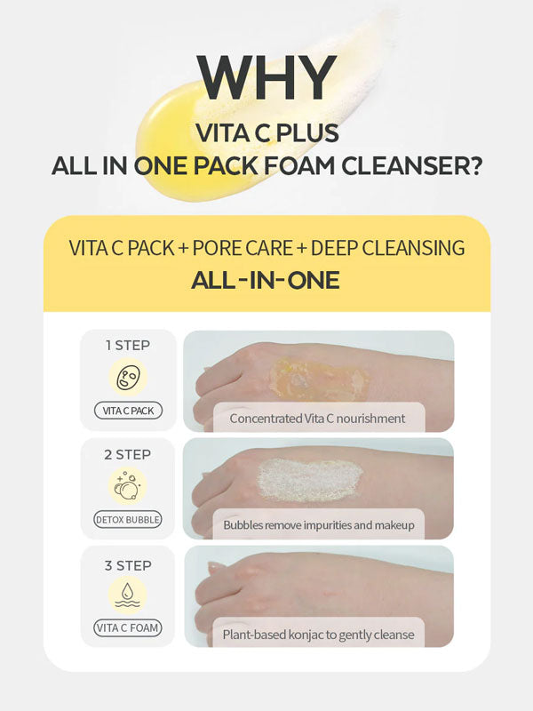 MISSHA Vita C Plus Foam Cleanser Vitamin C 200ml