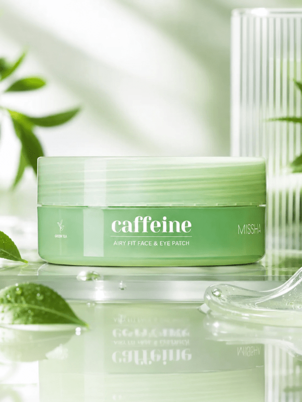 MISSHA Airy Fit Caffeine Depuffing Face Eye Patch 60pcs Patch 2