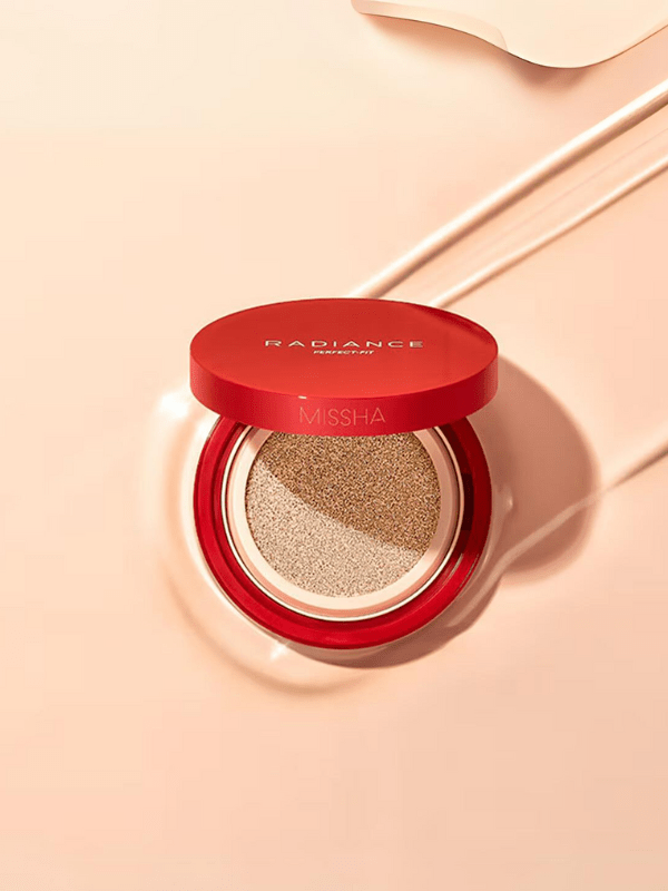 MISSHA Radiance Fit Cushion Foundation Long - lasting Coverage 15g Base Makeup 1