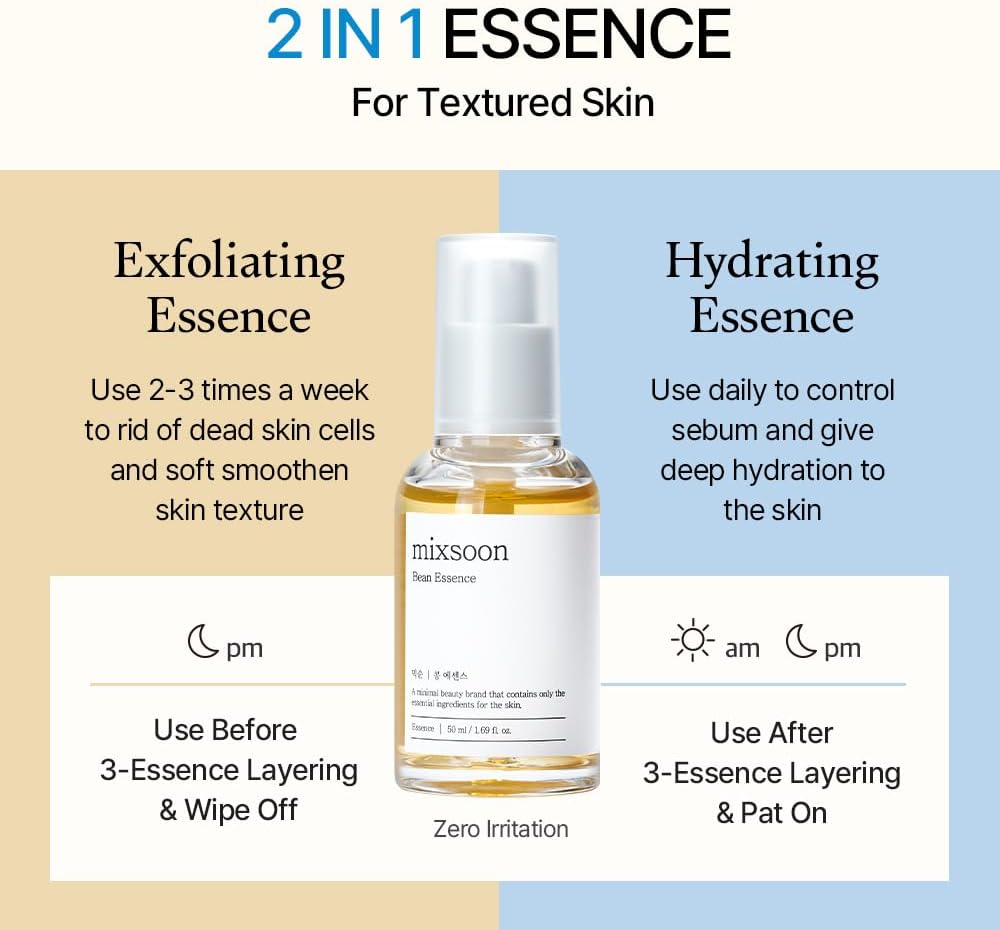 MIXSOON Bean Essence 50ml Health & Beauty Kbeauty markham toronto free ship USA asian korean