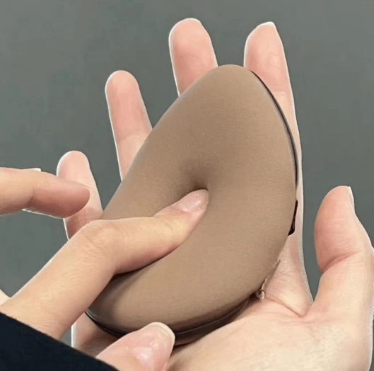 MOMOS WORKSHOP Brown Makeup Puff 2pcs Set 2