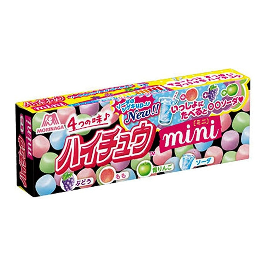 MORINAGA Hi-Chew Mini Grape & Peach & Soda & Green Apple Flavors 40g
