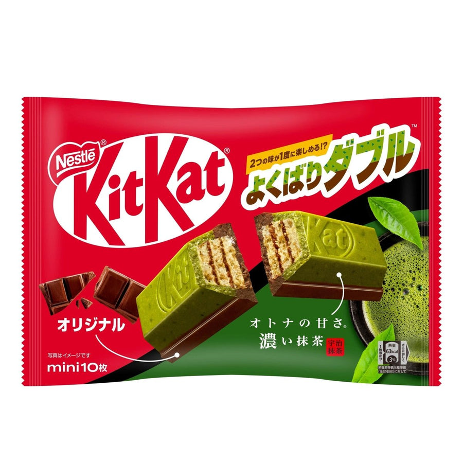 NESTLE KitKat Double Mini 11.6g*10Pcs - Matcha & Chocolate
