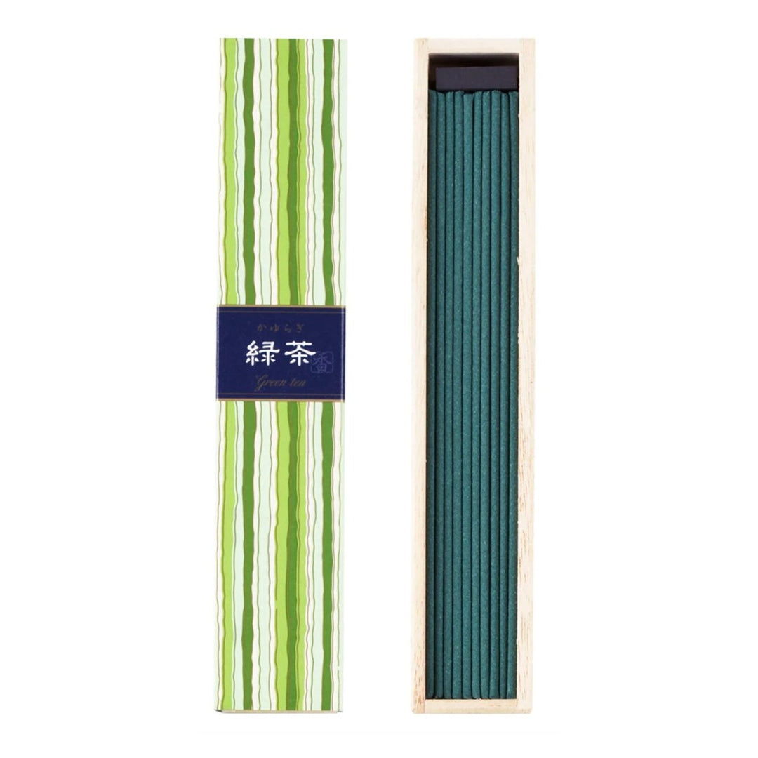 NIPPON KODO Incense Kayuragi Green Tea Sticks 40 Sticks Home & Garden 1