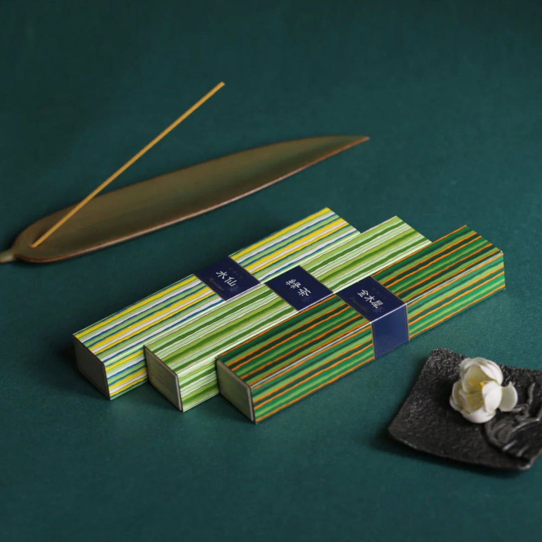 NIPPON KODO Incense Kayuragi Green Tea Sticks 40 Sticks Home & Garden 2