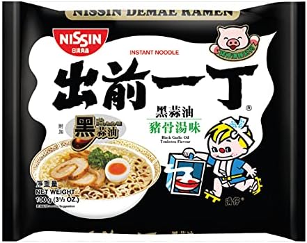 Nissin Demae Ramen – Black Garlic Oil & Artificial Pork Flavor – 100g x 30 Pack (Made in Hong Kong) (Copy) Kbeauty markham toronto free ship USA asian korean