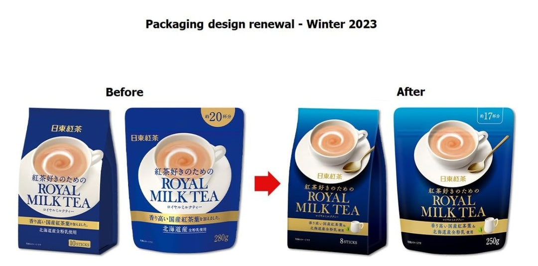 Nitto Nittoh Tea Japan ROYAL MILK TEA Instant Tea Powder 8 Pouch 112g Food, Beverages & Tobacco oceanbuy.ca markham toronto free ship USA asian korean skincare