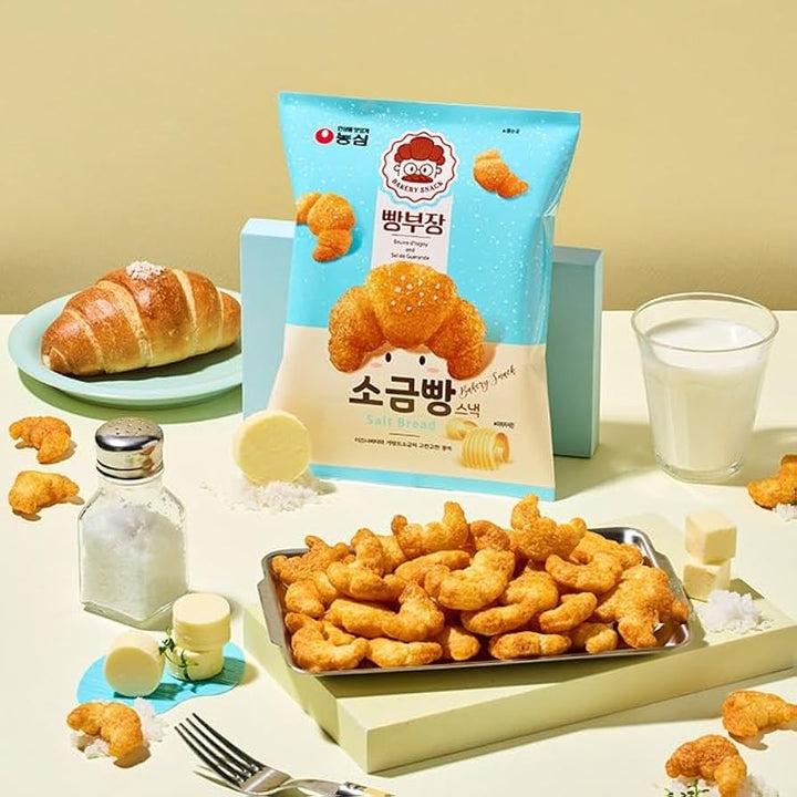 NONGSHIM Butter & Salt Bread Snack 55g Food, Beverages & Tobacco oceanbuy.ca markham toronto free ship USA asian korean skincare