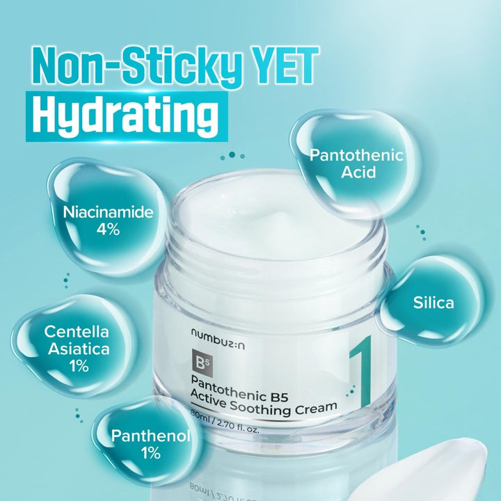 NUMBUZIN No.1 Pantothenic B5 Active Soothing Cream 80ml Health & Beauty oceanbuy beauty markham toronto free ship USA asian korean skincare