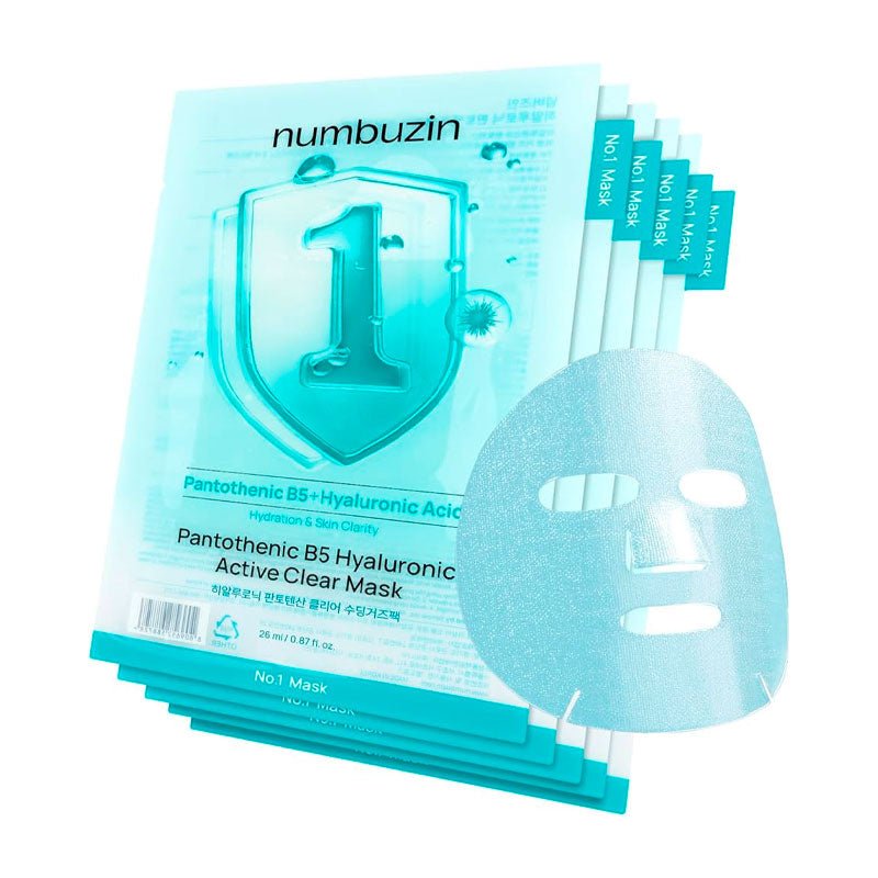 NUMBUZIN No.1 Pantothenic B5 Hyaluronic Active Clear Mask Mask 1