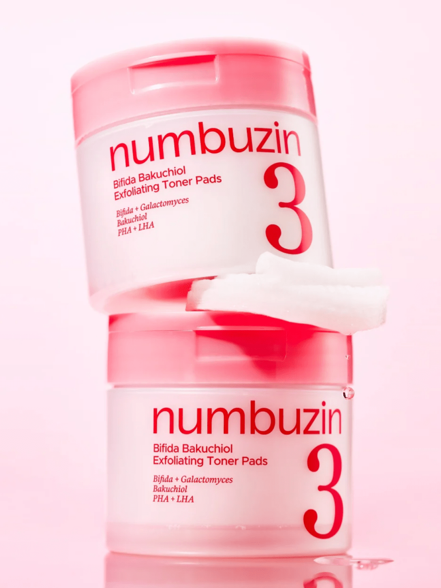 numbuzin No3 Bifida Bakuchiol Exfoliating Toner Pads 190ml 70 pads Mask 2