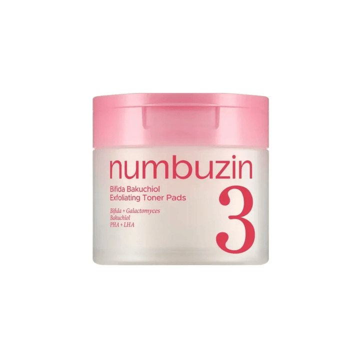 numbuzin No3 Bifida Bakuchiol Exfoliating Toner Pads 190ml 70 pads Mask 1