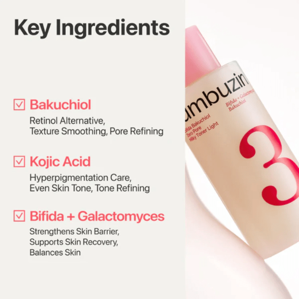 NUMBUZIN No3 Bifida Bakuchiol Zero Pore Milky Toner 200ml Toner 6