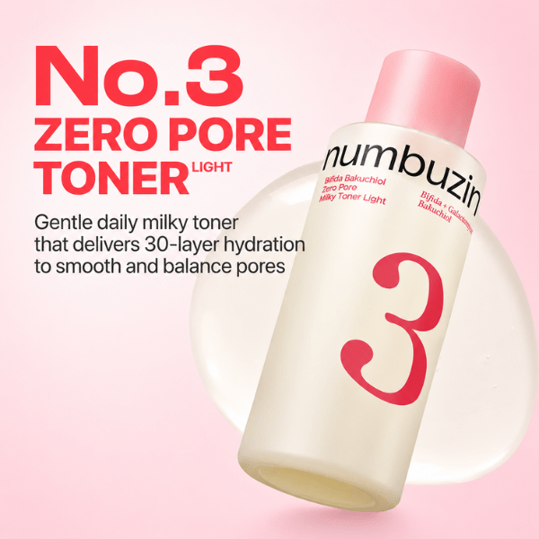 NUMBUZIN No3 Bifida Bakuchiol Zero Pore Milky Toner 200ml Toner 5