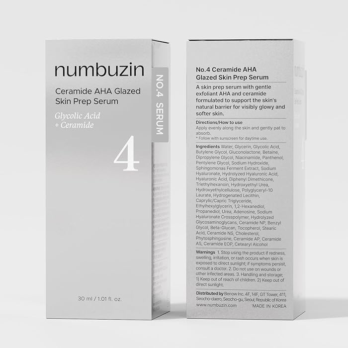 NUMBUZIN No.4 Ceramide AHA Glazed Skin Prep Serum 30ml Serum 9