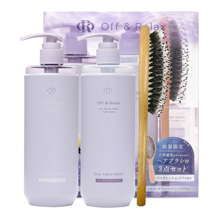 OFF & RELAX Silky Night Moist Hair Set Health & Beauty oceanbuy.ca markham toronto free ship USA asian korean skincare