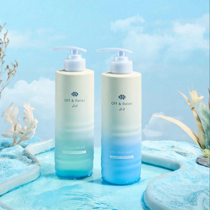 OFF & RELAX Fluffy Refresh Volumizing Spa Shampoo & Treatment 460ml