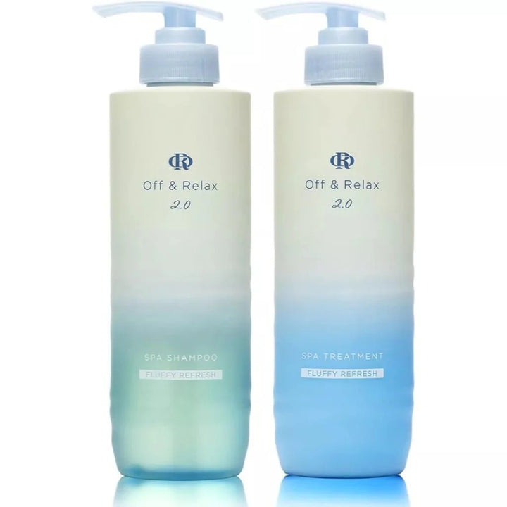 OFF & RELAX Fluffy Refresh Volumizing Spa Shampoo & Treatment 460ml