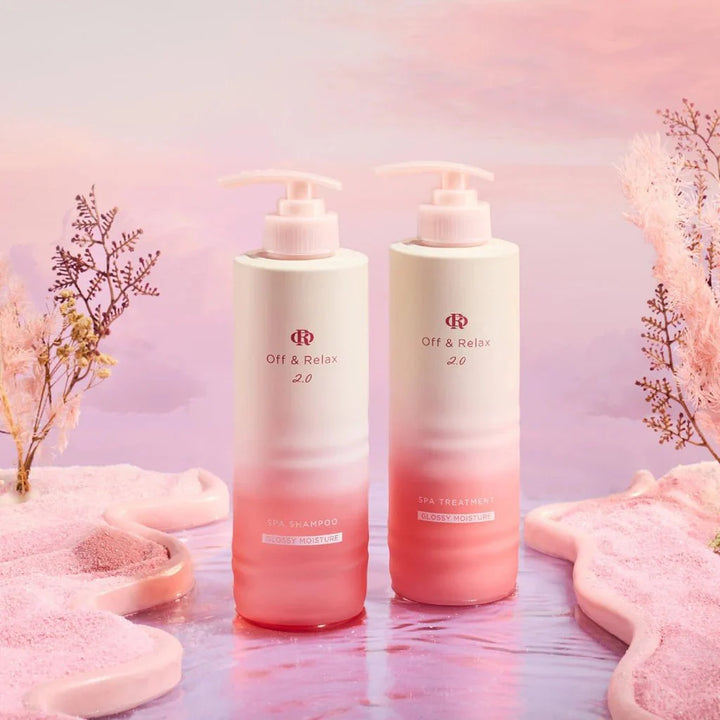 OFF&RELAX Spa Glossy Moisture Argan Oil Shampoo & Treatment 460ml
