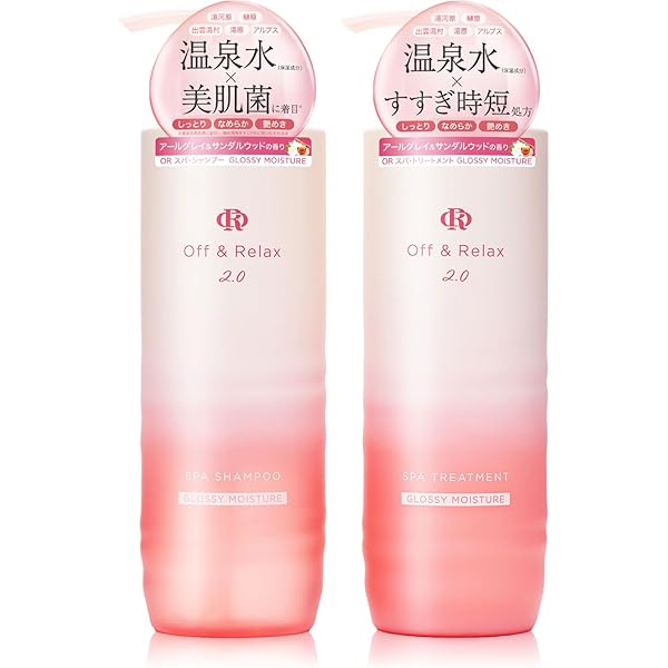 OFF&RELAX Spa Glossy Moisture Argan Oil Shampoo & Treatment 460ml
