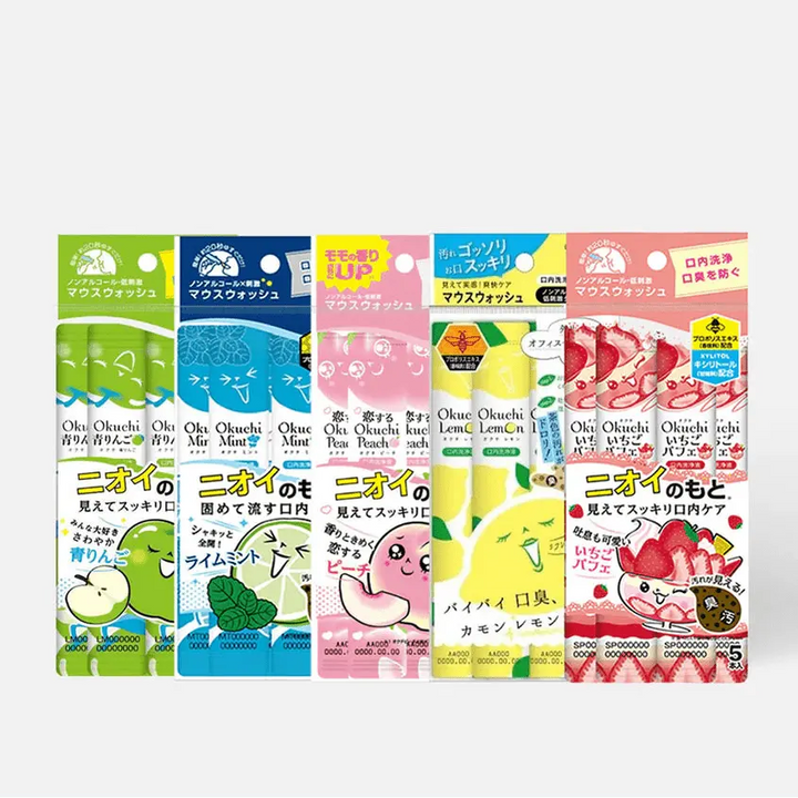 OKUCHI Refresh Mouthwash Portable Oral Cleansing & Refreshing 5pcs