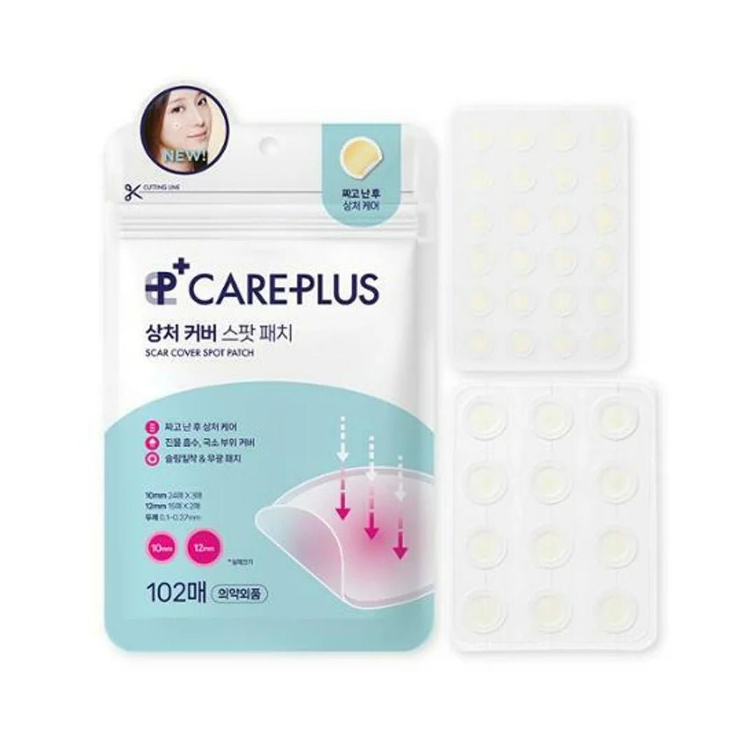 OLIVE YOUNG Care Plus Spot Cover Spot Patch 102 Count (3 Pack)