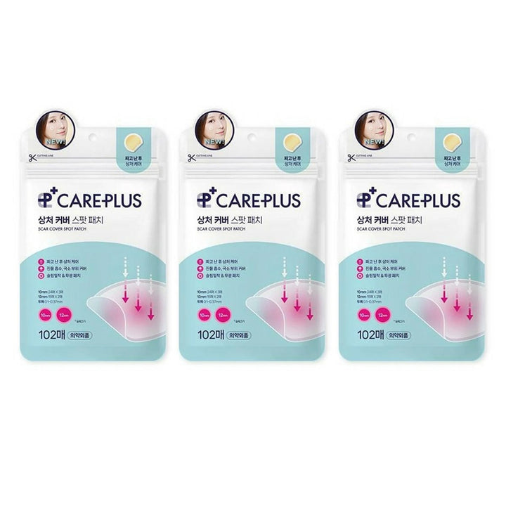 OLIVE YOUNG Care Plus Spot Cover Spot Patch 102 Count (3 Pack)