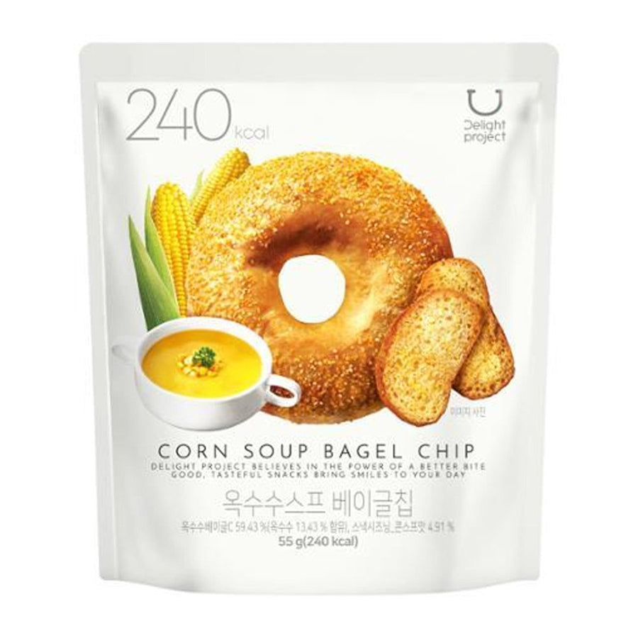OLIVE YOUNG Delight Project Corn Soup Bagel Chip 55g
