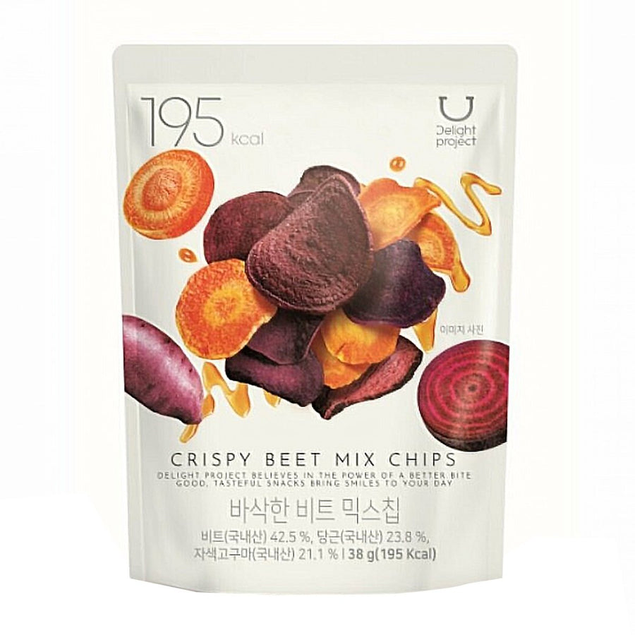 OLIVE YOUNG Delight Project Crispy Beet Mix Chips 38g