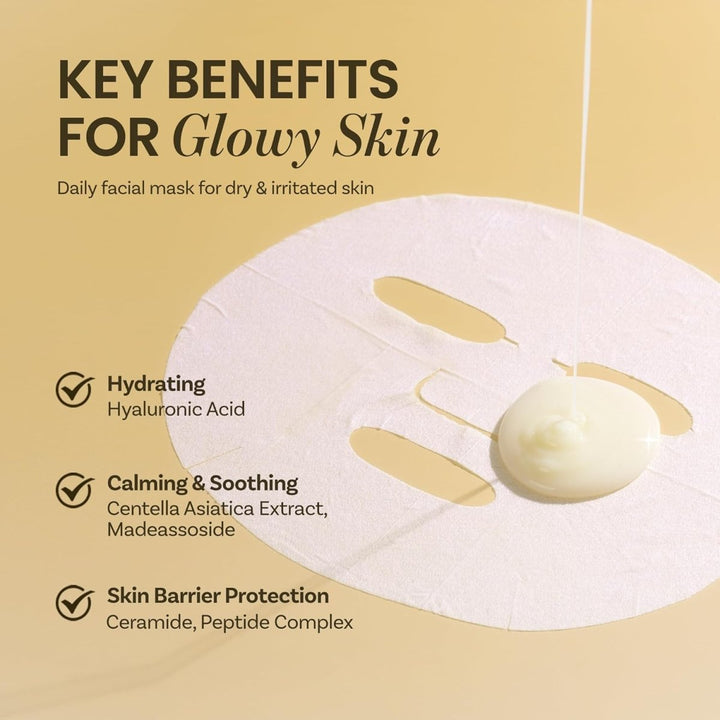 ONGREDIENTS Skin Barrier Calming Mask 6pcs Sheet Mask 5