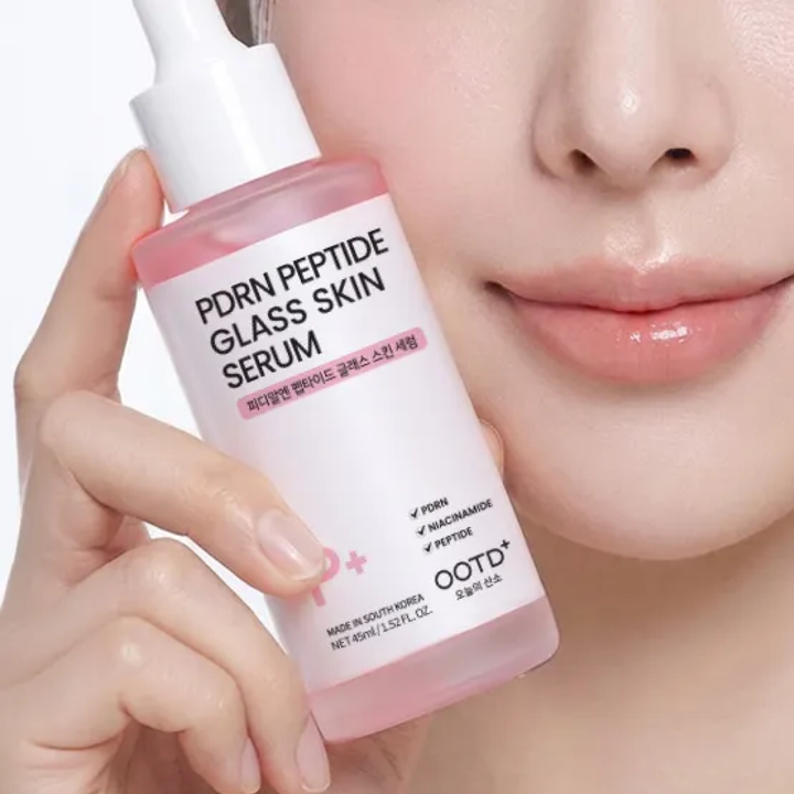 OOTD PDRN Peptide Glass Skin Serum 45ml Collagen, PDRN, Peptides, SKIN CARE, Treatments, Serum & Essence