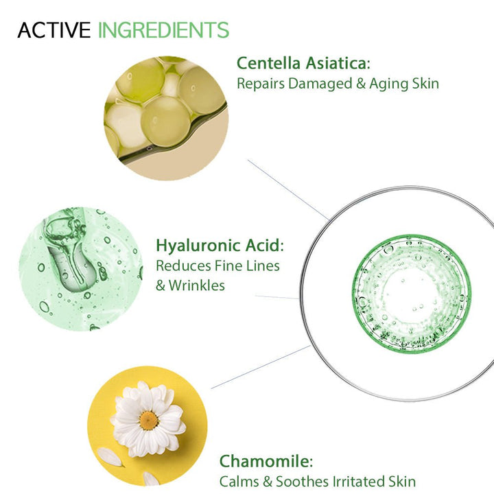 OOTD Cica Soothing Mask Centella Asiatica 10Pcs Mask Pack 3
