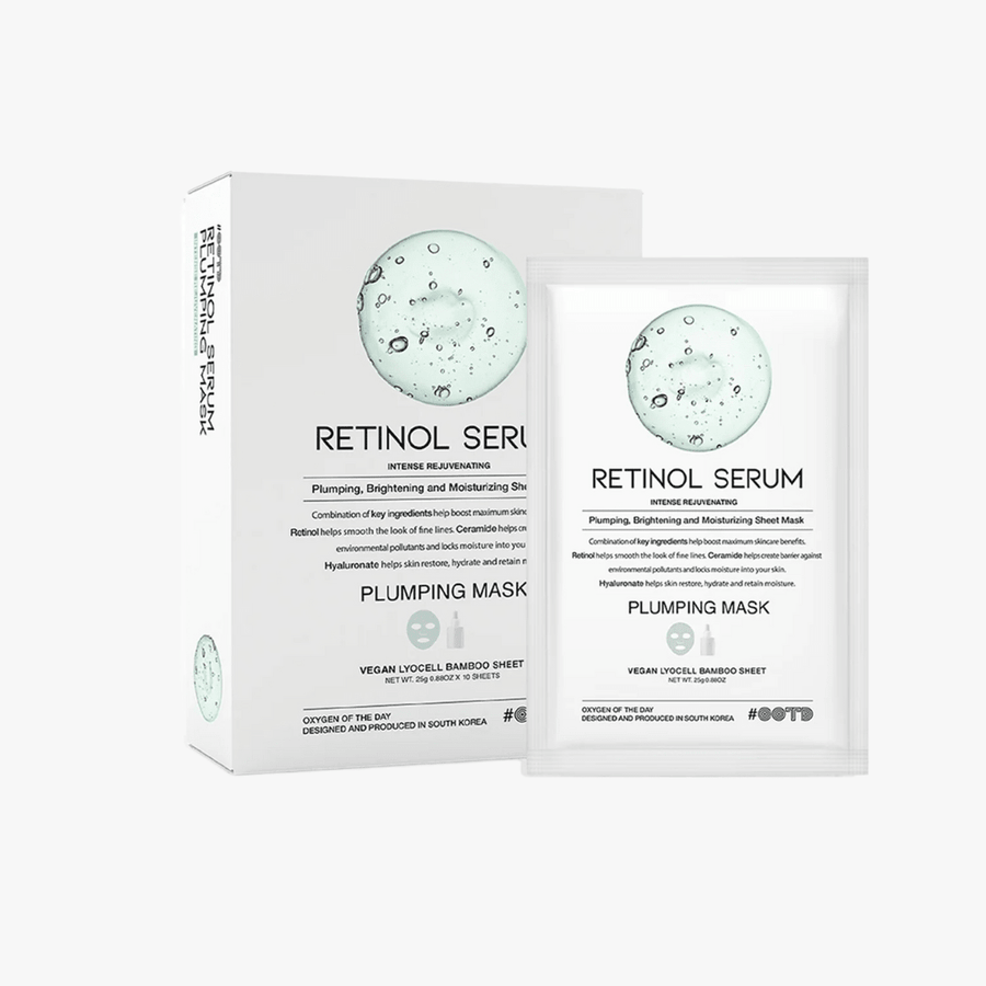 OOTD Retinol Serum Plumping Mask 10pcs Sheet Mask 1